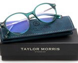 New TAYLOR MORRIS W1 C4 Green Eyeglasses Frame 50-19-140mm B44mm - £121.79 GBP