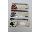 Dungeons And Dragons Campaign Cards Rewards Set 3 Cards 1-3 Complete  - £15.99 GBP