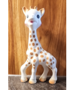 Sophie The Giraffe Rubber Squeaker Squeaky Toy 7&quot; Teether Toy Teething B... - $9.85