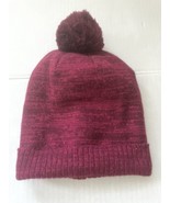 Field &amp; Stream Red Womens Beanie Pom Winter Hat One Size Knit - £6.69 GBP