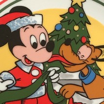 Walt Disney 1979 Disney Christmas Plate Schmid #7179/15000 Mickey Mouse Pluto - £9.74 GBP