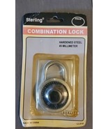 Sterling lock an American co. NOS combination lock easy to read hardened... - £10.94 GBP