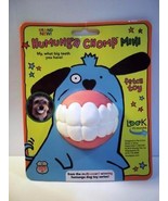 HUMUNGA CHOMP MINI Funny Teeth Rubber Pet Dog Toy Fetch Ball for SMALL DOGS - £10.84 GBP