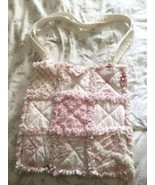 Handmade Shabby Chic Crossbody Shoulder Bag Ex PO By Cabin Chic Creations - £25.10 GBP