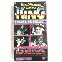 Rare Moments With The King VHS Goodtimes Video Cassette Elvis Presley Sealed New - £11.95 GBP