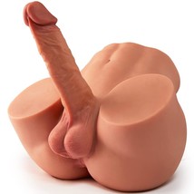 10.5 Lb 2 In1 Torso Male Sex Doll With Realistic Dildo And Testis, Anal Male Mas - £86.31 GBP