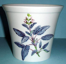 Wedgwood Chelsea Garden Herb Pot Planter 5.25&quot;H New - £17.96 GBP