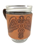Staff of Hermes - Leather Mason Jar Mug - £34.99 GBP