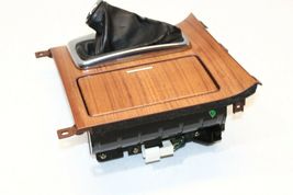 2006-2010 INFINITI M35 M45 AUTOMATIC SHIFTER BOOT COVER TRIM WOOD BEZEL P1884 image 4
