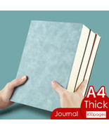 Thick PU Leather Journal A4 Notebook Lined Paper Writing Diary 400 Pages... - £39.90 GBP