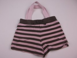 Handmade UPC Ycled Kids Purse Neopolitan Strp Shorts 12X8 In Unique One Of A Kind - £2.33 GBP