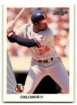 1990 Leaf #288 Chili Davis    California Angels Baseball Cards EX/NM ID:59675 - $1.67