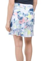 NWT Ladies SOFIBELLA Luvie Blue Navy Ruffle Hem Knit GOLF SKORT S M L & XL image 2