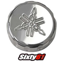 Yamaha R1 R6 Chrome Brake Master Cylinder Oil Filter Fluid Reservoir Cap... - $17.00