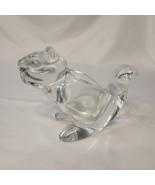 Sasaki Crystal Squirrel Chipmunk 2lbs 4oz, 7&quot; x 5&quot; x 3&quot; Glass Animal Can... - $52.95 CAD