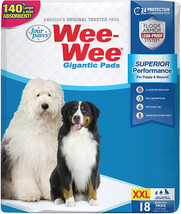 Four Paws Gigantic Wee Wee Pads 36 count (2 x 18 ct) Four Paws Gigantic Wee Wee  - $85.20