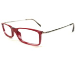 Ray-Ban Eyeglasses Frames RB5049 2090 Red Horn Silver Rectangular 50-17-135 - £58.81 GBP