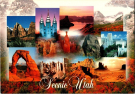 Postcard Utah Scenic Major Attractions Places to Visit 6 x 4 Inches - £3.87 GBP