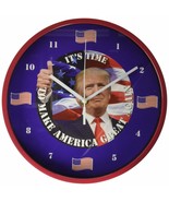 President Trump Talking Clock! Let&#39;s Make America Great Again! - £12.94 GBP