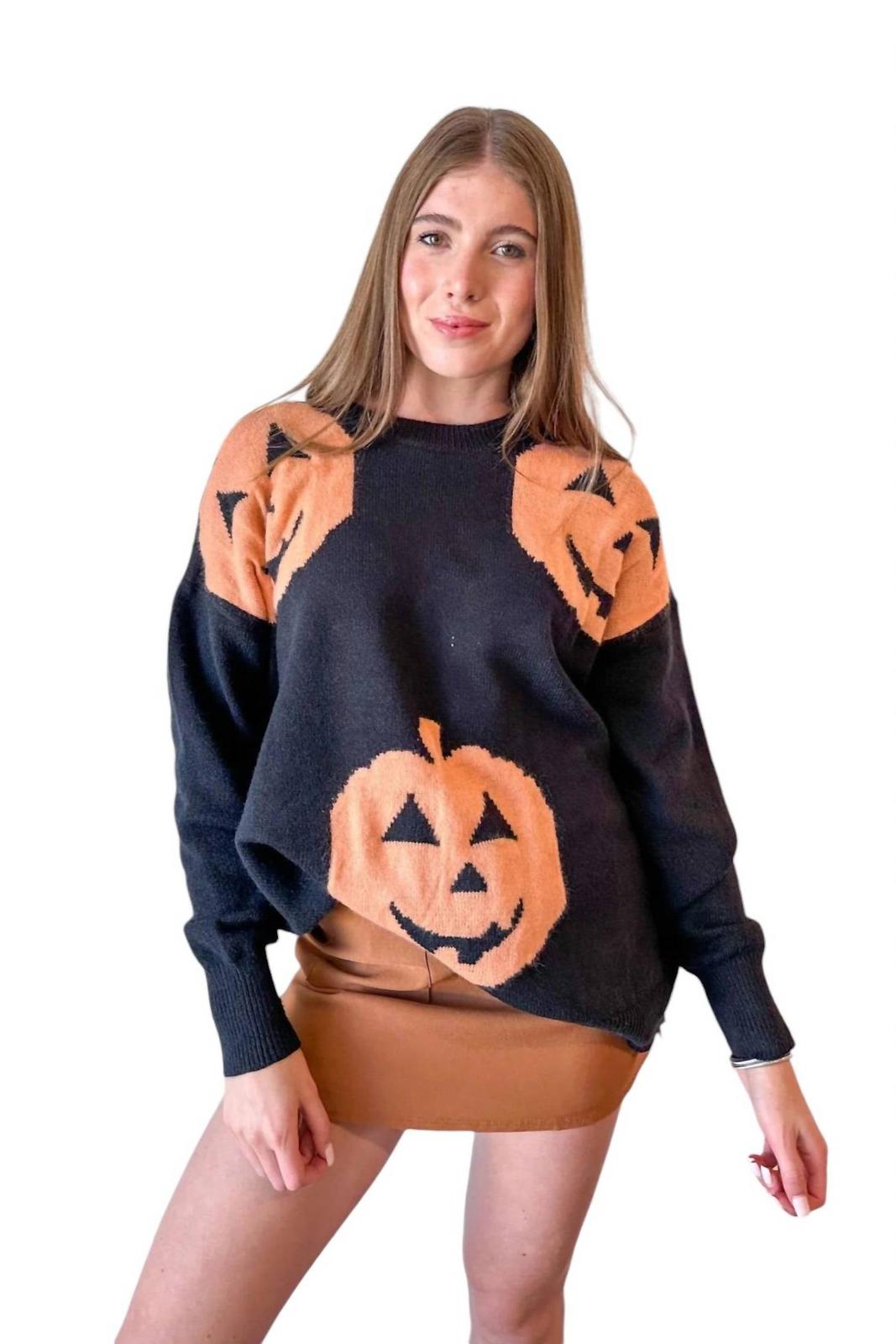 Bibi Pumpkin Cutie Sweater Size S - $26.73