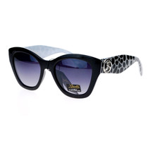 Giselle Lunettes Womens Sunglasses Designer Fashion Square Cateye Black - £8.77 GBP