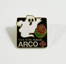 1996  ARCO Rose Parade Enameled Lapel Pin - &quot;Spooky Ghost&quot; - $8.90