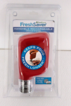 Red FoodSaver FreshSaver Handheld Rechargeable Vacuum Sealer Storage Sys... - $37.36