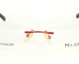 Nuovo W/Etichetta M + Air MA106 Rosso senza Montatura Occhiali Mair 52 1... - $64.01