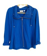 D&amp;Co Active Womens Blue Zip-Up Hoodie Jacket Size M - $23.53 CAD