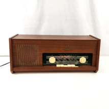 Siemens Spezialsuper RB11 Tube Radio Germany Teak Wood Case Vtg WORKS - £155.51 GBP