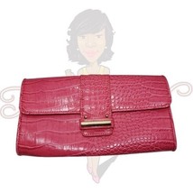 Pink Animal Print Magnetic Snap Clutch Purse - £19.93 GBP