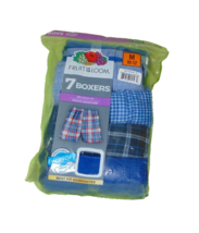 Fruit Of The Loom Boxer Shorts Underwear Medium 10-12 Boys 7 Pack New - $16.93