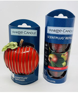 Yankee Candle Red Apple Scentplug Diffuser Macintosh Refills Fall Autumn... - £27.52 GBP