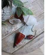 Mookaite Jasper Pendulum with Jasper Beads  ~Grounding and Energy~ - $28.95
