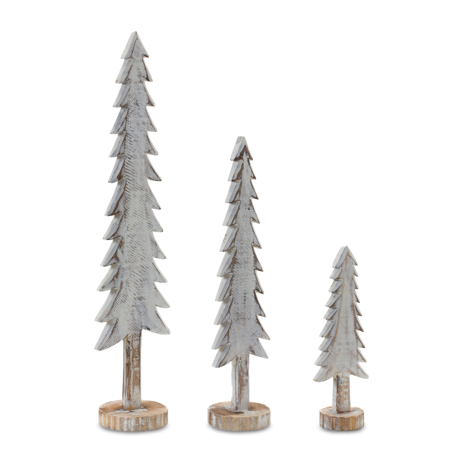 Wood Tabletop Pine Tree (Set of 6) - $70.41