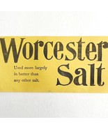 Worcester Salt Nash Whiton NY 1894 Advertisement Victorian Spices 4 ADBN1m - $19.99