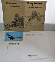 Vintage Henley Aerodrome Memorabilia NOS Postcard Stationary, Menu 70&#39;s ... - £8.35 GBP