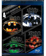 BATMAN - RETURNS, FOREVER, BATMAN &amp; ROBIN Original 4 Film Collection NEW... - £14.19 GBP
