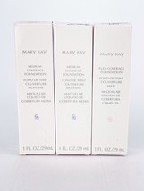 Mary Kay Medium AND Full Coverage Foundation Bronze 607 Mixed Lot of 3 P... - $125.73