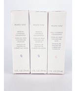 Mary Kay Medium AND Full Coverage Foundation Bronze 607 Mixed Lot of 3 P... - £99.03 GBP