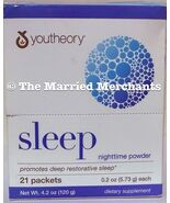 Youtheory SLEEP Nighttime Powder Dietary Supplement 21 packets 5/27 FRESH! READ - $15.99