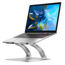 Laptop Stand For Desk, Ergonomic Height Angle Adjustable Laptop Riser Ho... - £39.22 GBP