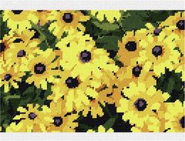 Pepita Needlepoint Canvas: Black Eyed Susan, 10&quot; x 8&quot; - $52.00+