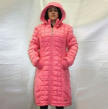 Women&#39;s Lady Enyce Pink Quilted Long Puffer Jacket - £175.22 GBP