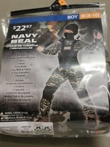 Navy Seal 8-Piece Costume Boy&#39;s Size M 8-10 Camo + Accessories Palamon S... - £17.50 GBP