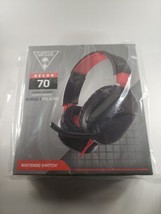 Turtle Beach Recon 70N Gaming Headset for Nintendo Switch - Black/Red - Pristine - $29.27