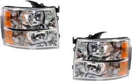 Headlights For Chevy Silverado 2007-2013 1500 2500HD 3500HD Left Right Pair - $177.61