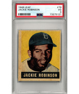 Jackie Robinson 1948 Leaf Baseball Rookie Card (RC) #79- PSA Graded 3 VG... - $12,998.95