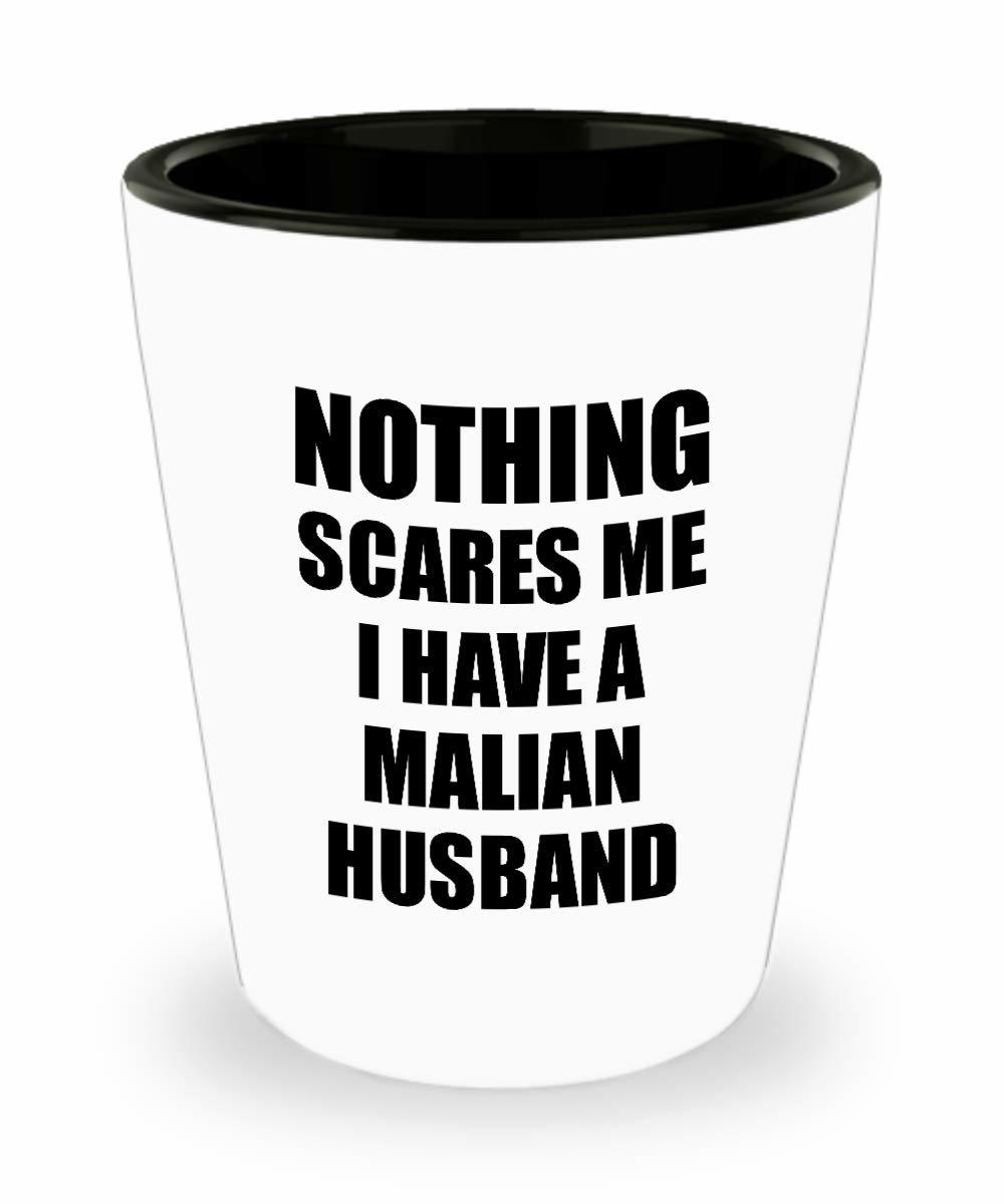 Primary image for Malian Husband Shot Glass Funny Valentine Gift For Wife My Spouse Wifey Her Mali