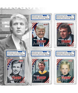 Donald Trump Assorted Ages (MAGA) Collector&#39;s Trading Card - Gem Mint 10... - $540.76 MXN